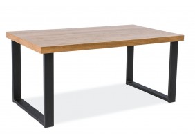 Стол Umberto 180х90 Дуб / Черный UMBERTOLDC180