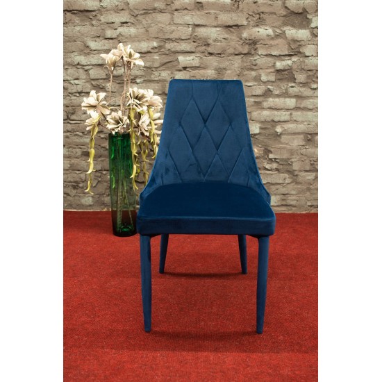 Стул Trix Velvet Синий TRIXGRV 3