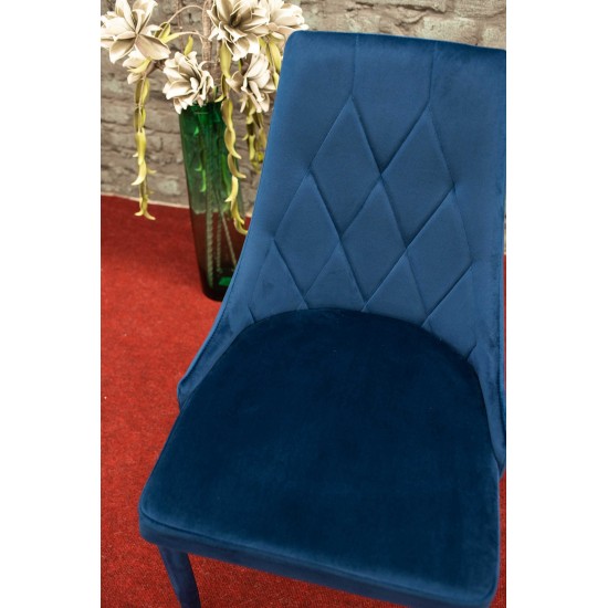Стул Trix Velvet Синий TRIXGRV 4