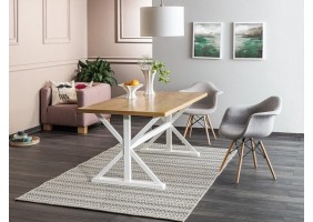Стол обеденный Oxford 90х150 Дуб / Белый OXFORDDB150