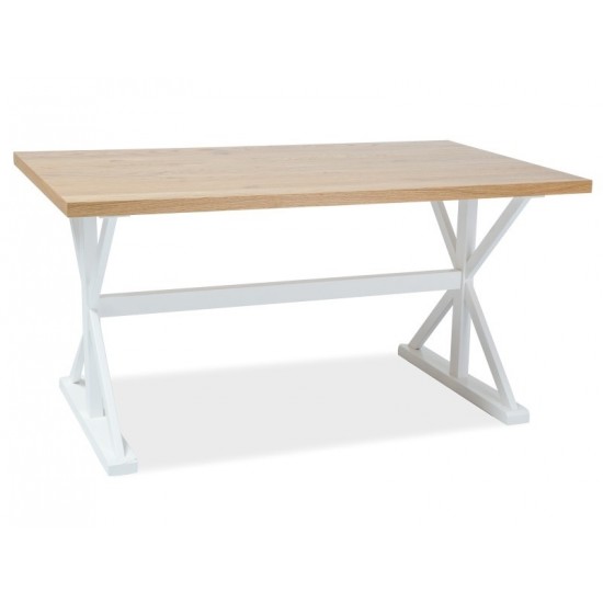 Стол обеденный Oxford 90х150 Дуб / Белый OXFORDDB150 2