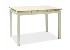 Стол обеденный Turin (110-170)х74 Крем эфект каменя / Крем TURINK110