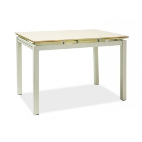 Стол обеденный Turin (110-170)х74 Крем эфект каменя / Крем TURINK110