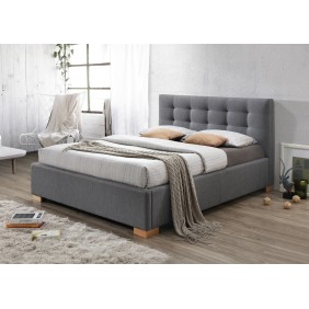 Двуспальная кровать Copenhagen 160X200 Серый COPENHAGEN160SZD