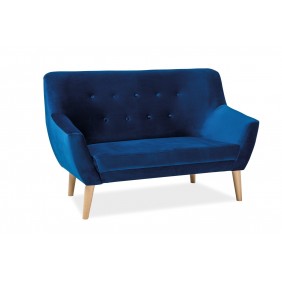 Диван Nordic 2 Velvet Синий NORDIC2V86