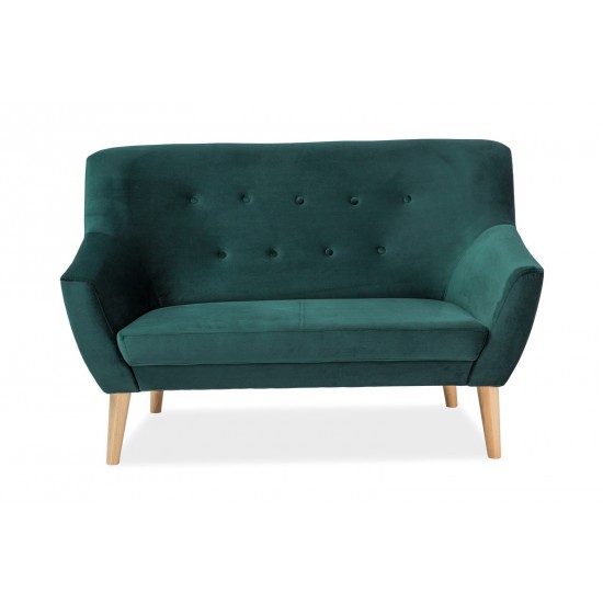 Диван Nordic 2 Velvet Зеленый NORDIC2V78 7