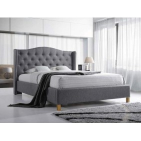 Кровать полуторная Aspen 140X200 Серый ASPEN140SZD