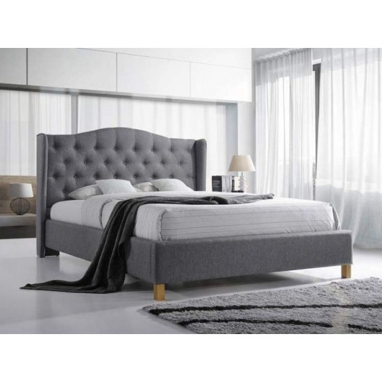 Кровать полуторная Aspen 140X200 Серый ASPEN140SZD 1