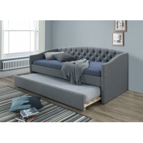 Односпальная кровать Alessia 90X200 Серый ALESSIA90SZD