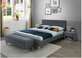 Двуспальная кровать Azurro 160X200 Серый AZURRO160SZ