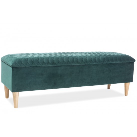 Сундук AZURRO VELVET Зеленый AZURROVSZD 1