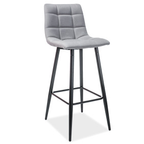 Стілець барний Spice H-1 Сірий / Чорний SPICEH1CSZ