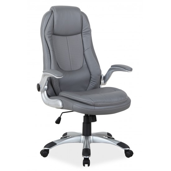 Кресло офисное поворотное Q-081 Серый OBRQ081SZ 1
