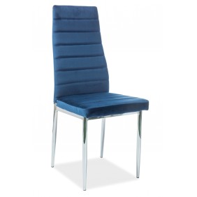 Стул H-261 Velvet Синий / Хром H261VCHGR