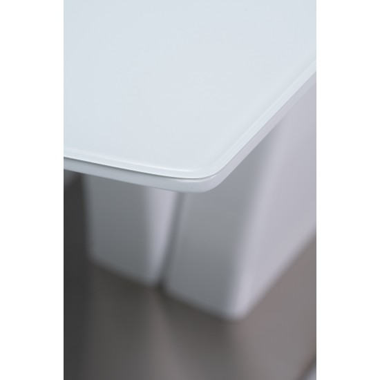 Стол обеденный раскладной Faro 80x120 Белый FAROBB120 9