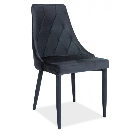 Стул Trix Velvet Черный TRIXVC 1