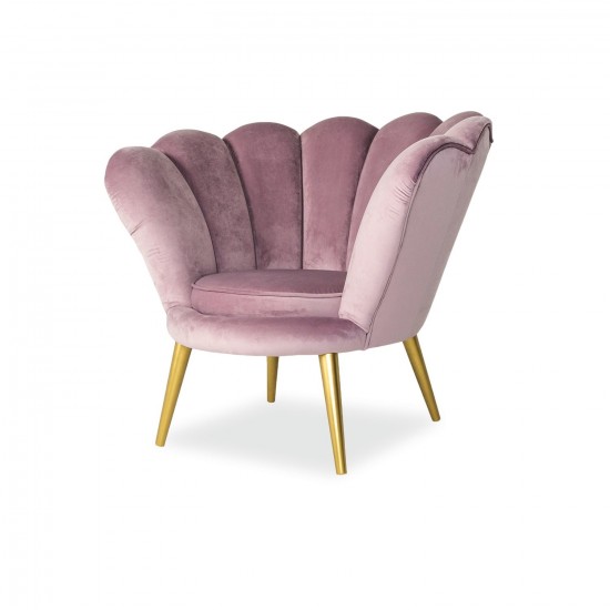 Кресло Magnolia Velvet Античный Розовый MAGNOLIAVV91 2