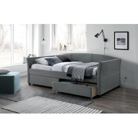 Односпальная кровать Lanta 90X200 Серый LANTA90SZ