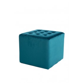 Пуф LORI VELVET Бирюзовый LORIV85