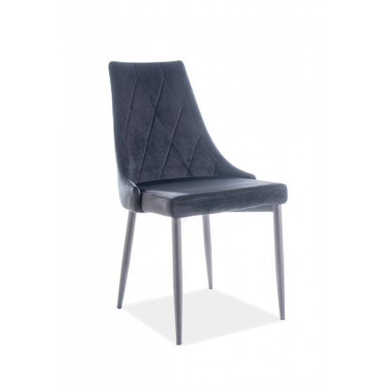 Стул Trix B Velvet Черный TRIXBVCC 1