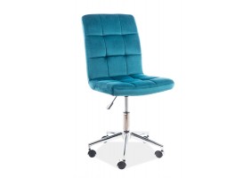 Компьютерное кресло поворотное Q-020 Velvet Бирюзовый OBRQ020VTR