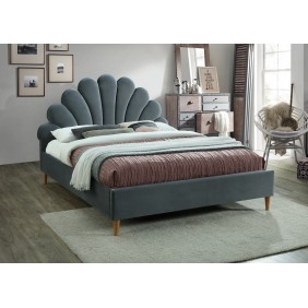 Двуспальная кровать Santana Velvet 160X200 Серый SANTANAV160SZD