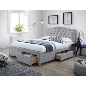 Двуспальная кровать Electra 180X200 Серый ELECTRA180SZD