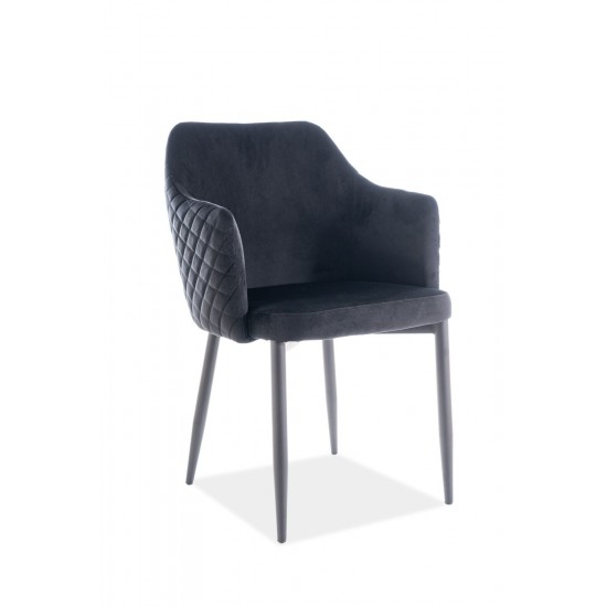 Стул Astor Velvet Черный ASTORVCC 1
