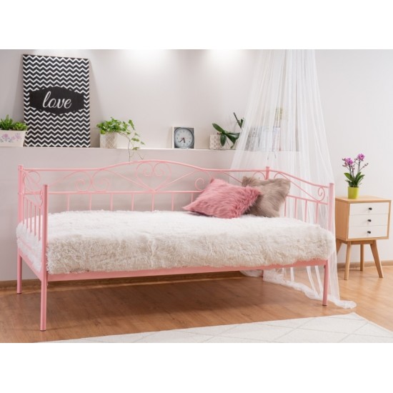 Односпальная кровать Birma 90X200 Розовый BIRMA90R 2