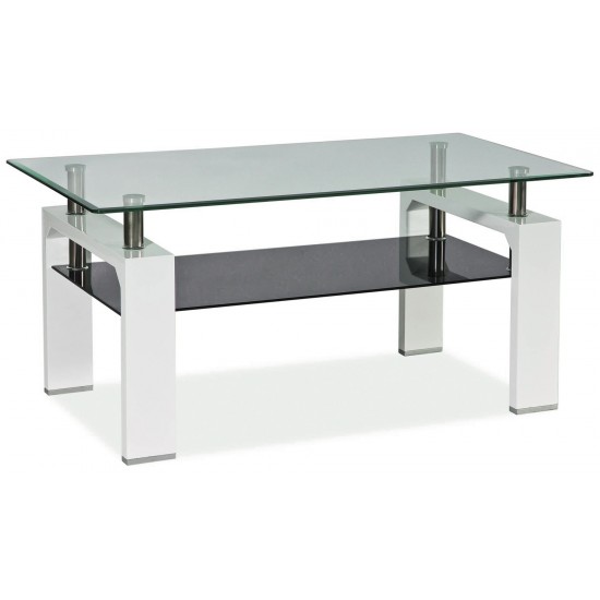 Журнальный стол Lisa II 110x60 Белый LISA2BH 1
