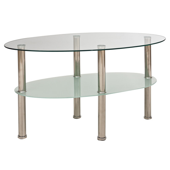 Журнальный стол Leo A Прозрачный 90x50x50 LEOA 1