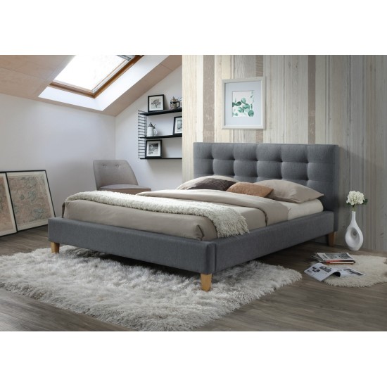 Кровать двуспальная Texas 160*200 Серый TEXAS160SZ 1