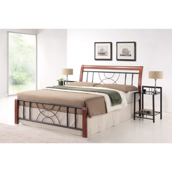 Двуспальная кровать Cortina160X200 Черешня античная CORTINA2 1