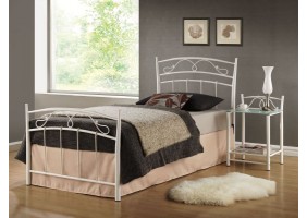Односпальная кровать Siena 90X200 Белый SIENAB90