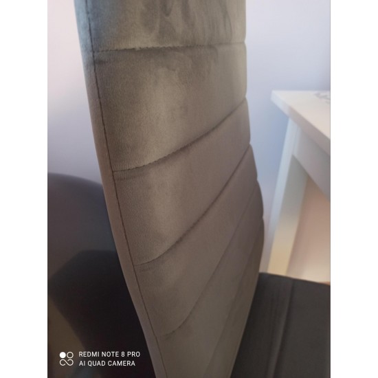 Стілець H-261 Velvet Сірий / Хром H261VCHSZ 7