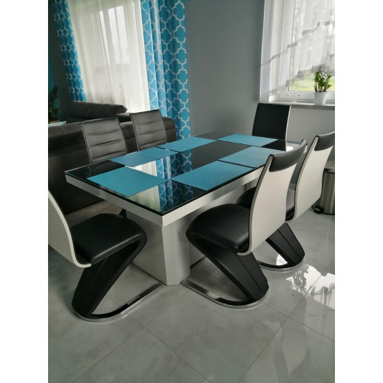 Стул H-134 Черно-белый H134CZ 3