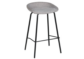 Барний стілець SVEN Чорний каркас / Сірий тк.