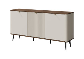 Комод MARLY REG 8 160х82х40 кашемир / орех