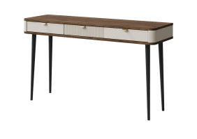 Туалетний столик MARLY REG 15 130х82х40 кашемір / горіх