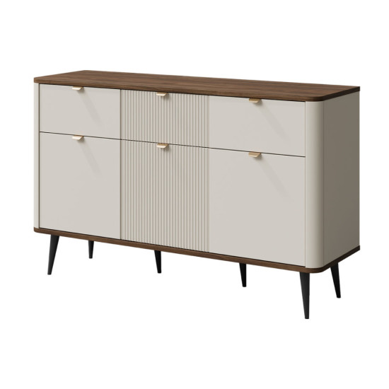 Комод MARLY REG 10 130х82х40 кашемир / орех 1