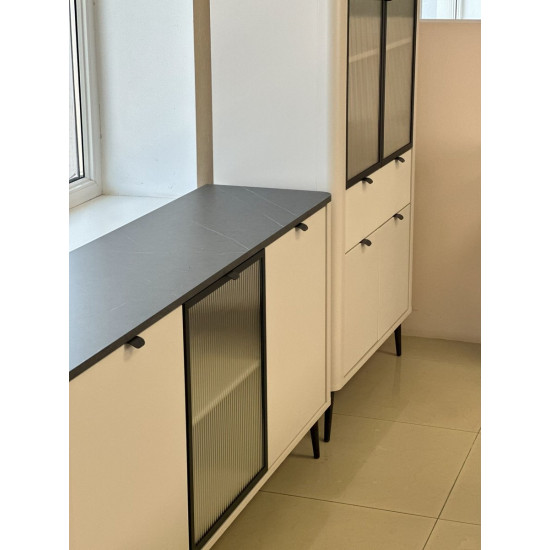 Комод MARLY REG 7 160х82х40 кашемир / серый 10