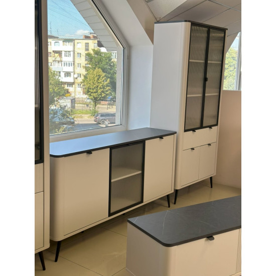 Комод MARLY REG 7 160х82х40 кашемир / серый 9