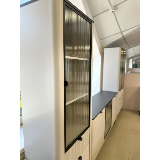 Витрина MARLY REG 3 60х191х40 кашемир / серый 7