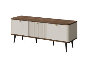 Тумба под телевизор MARLY REG 14 130х52х40 кашемир / орех