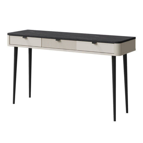 Туалетний столик MARLY REG 15 130х82х40 кашемір / сірий 1