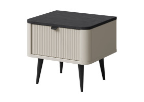 Тумба прикроватная MARLY REG 17 50х42х40 кашемир / серый