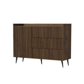 Комод ADEMO REG 4 126х92х41 орех / орех