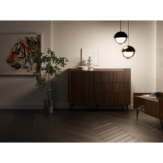 Комод ADEMO REG 4 126х92х41 орех / орех 5