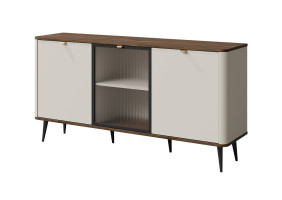 Комод MARLY REG 7 160х82х40 кашемир / орех