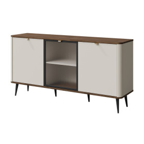 Комод MARLY REG 7 160х82х40 кашемир / орех